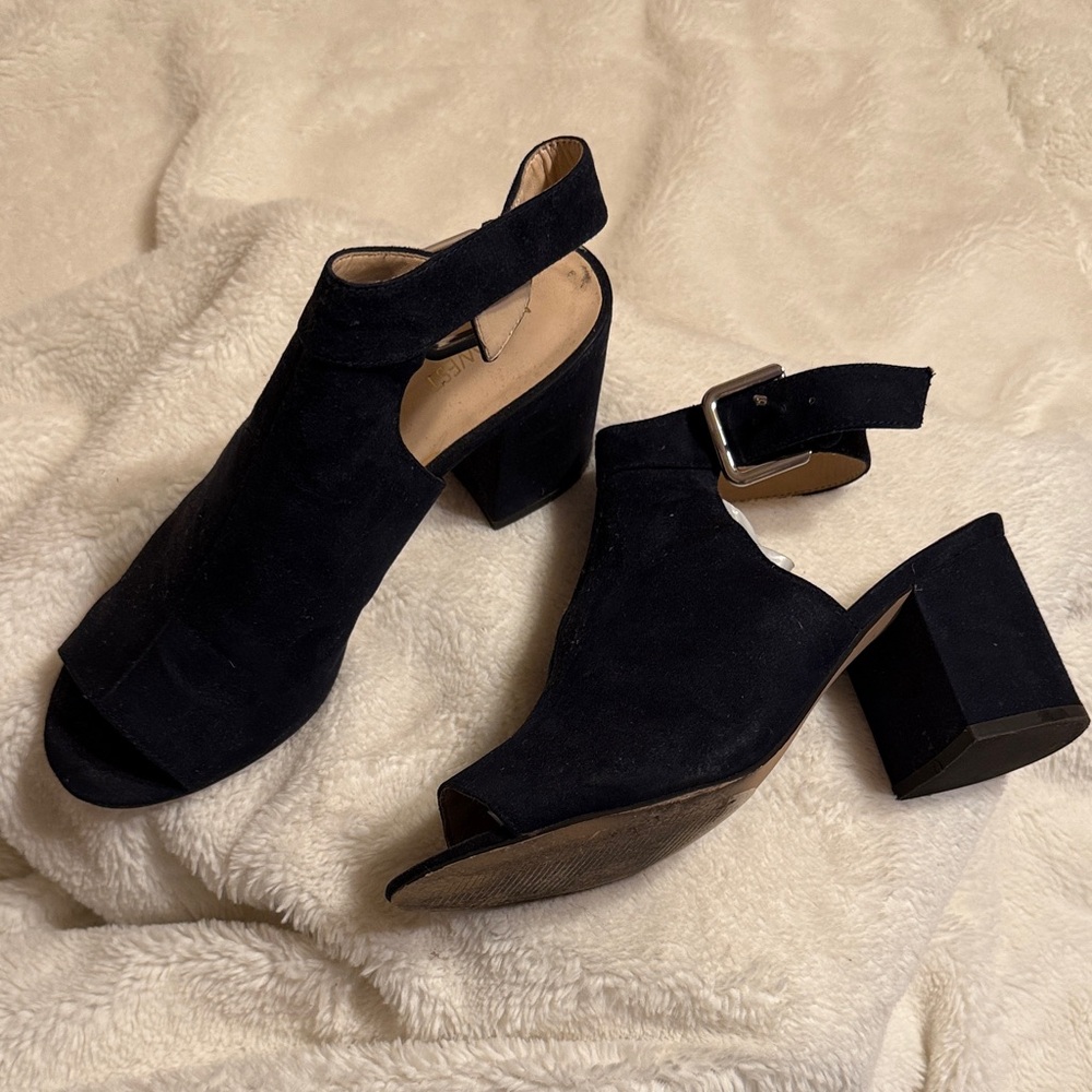 Nine West Black Women's Heeled Sandals